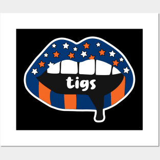 Tigs Lips Posters and Art